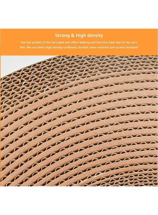 Queens Pet Cat Scratch Board Cardboard Cat Scratcher, Cat Scratching Pad Cat Grinding Claw Interactive Ball Scratch Toy - Image 5